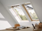 VELUX GPL tetőtéri ablak fa, ragasztott üveg 94x140 cm